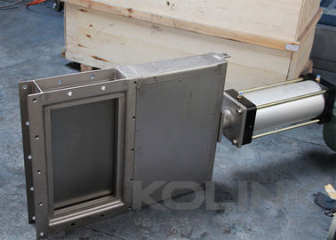 Gefabriceerde carrosserie Vierkante Guillotine Valve Messer Poort Valve Carbon Steel Roestvrij staal