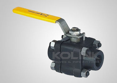 2pc gesmeed stalen kogelklep, gesweisd met stopcontact / NPT-eind, CL150-1500 A105 F304