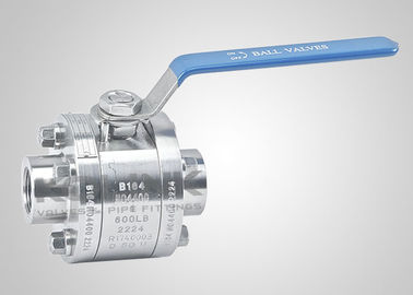 3-pc Hoogdruk Ball Valve gesmeed staal 3000 Psi Socket gelast