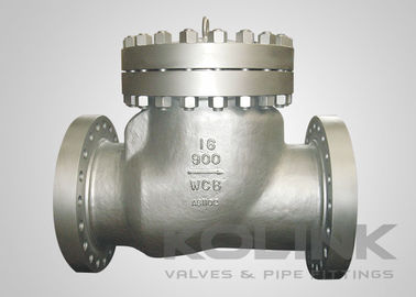 API 6D Swing Check Valve, volop openend gietstaal non-return valve