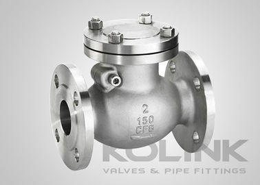 Swing Check Valve van roestvrij staal, CF8 CF8M CF3 CF3M Flanged API EN DIN JIS