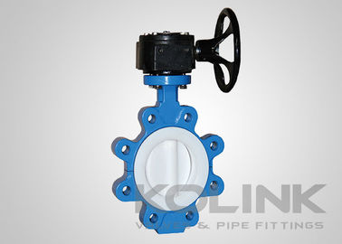 PTFE-gevoerde vlinderklep concentrisch 2-48 inch Klasse 150