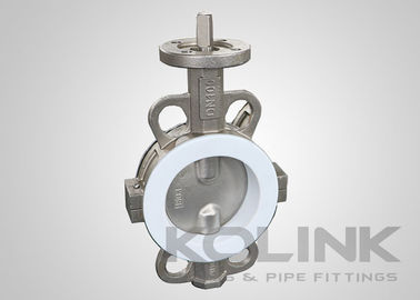 PTFE-gevoerde vlinderklep concentrisch 2-48 inch Klasse 150