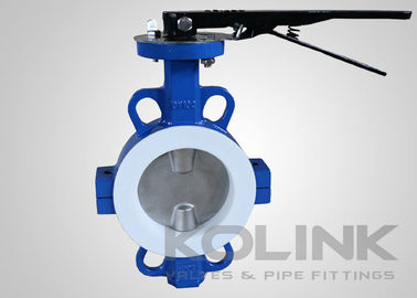 PTFE-gevoerde vlinderklep concentrisch 2-48 inch Klasse 150