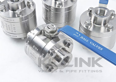 3-pc Hoogdruk Ball Valve gesmeed staal 3000 Psi Socket gelast