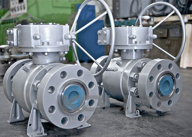 API 6D 3-PC Trunnion gemonteerde kogelklep Duurzaam WCB A105 CF8 F304