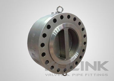 Flanged Double-door Wafer Check Valve Roestvrij staal Veerkrachtig & Metalen Zit