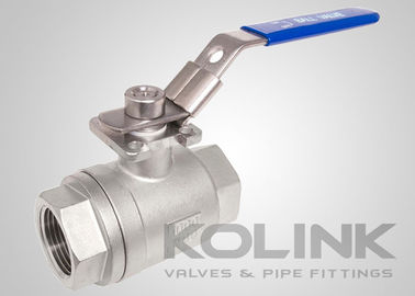 2-delige kogelklep BSPT NPT 1000PSI Full Bore CF8 CF8M roestvrij staal