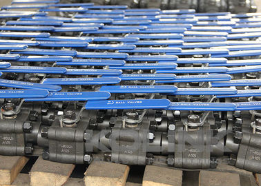 Gesmede stalen kogelkraan 2-delig A105 F304 Socket gelast NPT