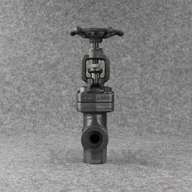 Hoektype gesmeed stalen bolkventiel SW NPT koolstofstaal hoekstopventiel