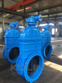Ductile ijzeren poortklep PN10-25 met rubberen stoel en handwiel