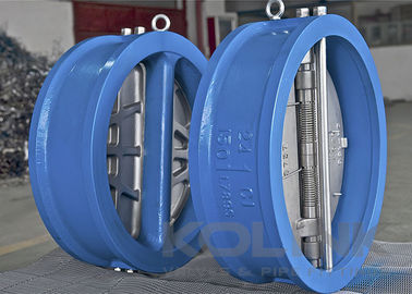 Dubbeldeurscontroleventiel, dubbelplaat Wafer Non-Return Valve, ductiel ijzer