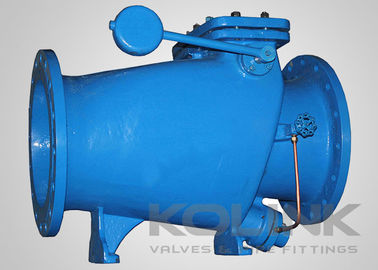 Gegote ijzeren schommel-controle-klep, tegengewicht en hydraulische dempingoptie