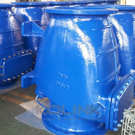 Gegote ijzeren schommel-controle-klep, tegengewicht en hydraulische dempingoptie