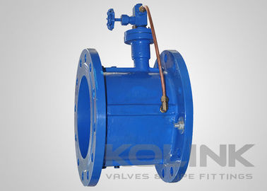 Ductile ijzeren anti-slam-controle-klep, hydraulische demper, dubbel rubberen flapper