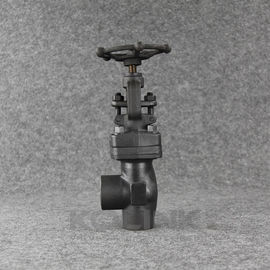 Hoektype gesmeed stalen bolkventiel SW NPT koolstofstaal hoekstopventiel